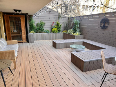 Designer Apartment with Fireplace & Private Sauna – For Rent, Central Bucharest